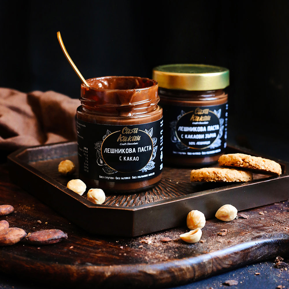 Занаятчийскa лешниковa паста с какао