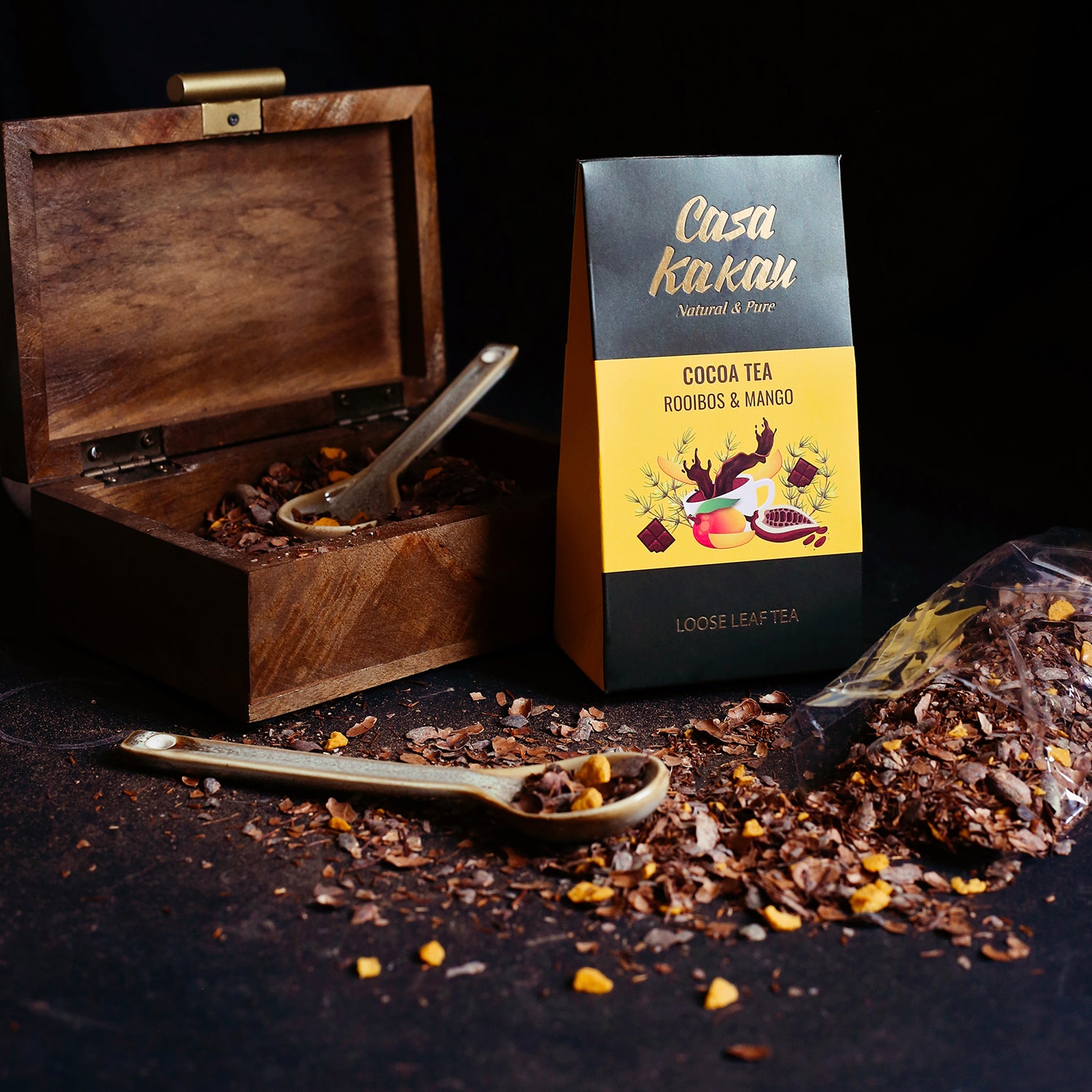 НАСИПЕН ЧАЙ КАКАО, РОЙБОС И МАНГО