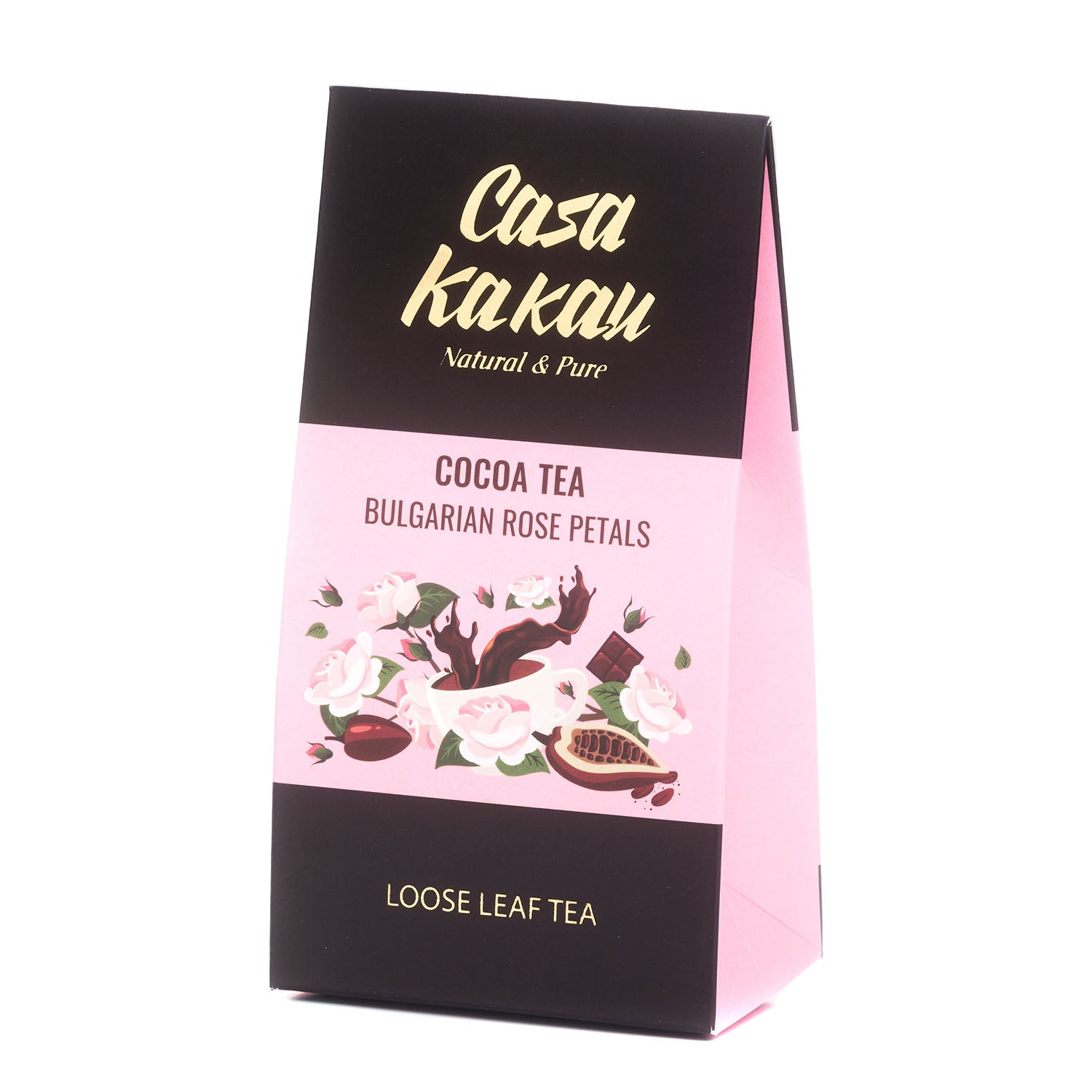 Какаов чай с листенца от българска роза